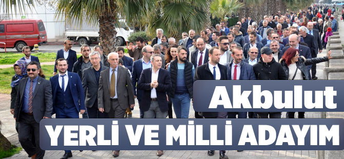Akbulut millîliğe vurgu yapıyor.