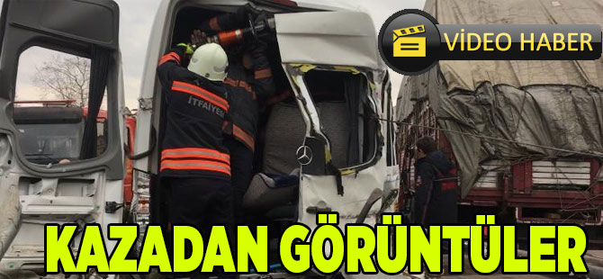 Akçaabat'ta Feci Kaza Video