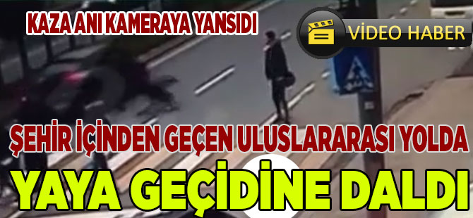 Yaya Geçidine Daldı, Bir Genç Ağır Yaralandı