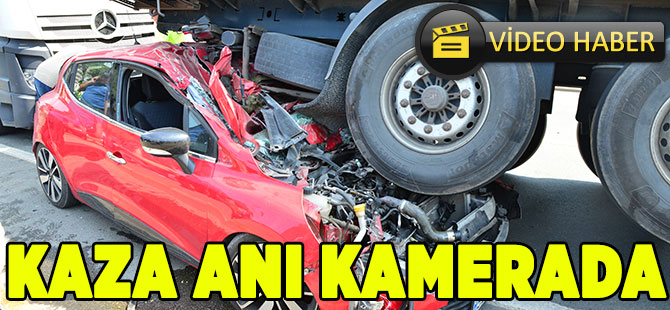 Kaza Anı Kamerada