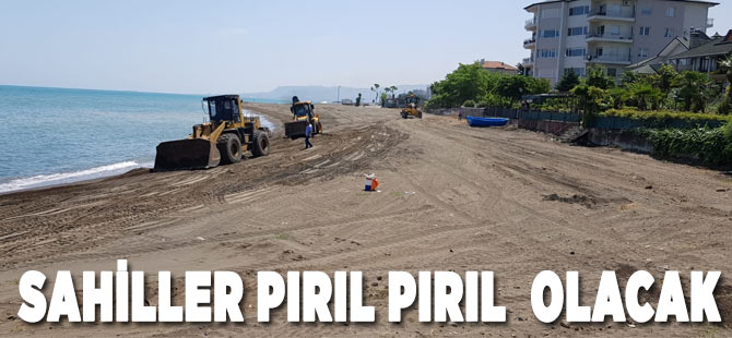 Akçaabat Sahilleri Pırıl Pırıl Olacak