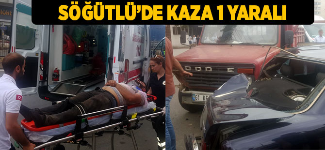 Akçaabat'ta Kaza 1 Yaralı