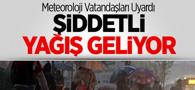 Meteoroloji Uyardı