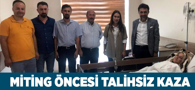 Miting Öncesi Üzücü Olay
