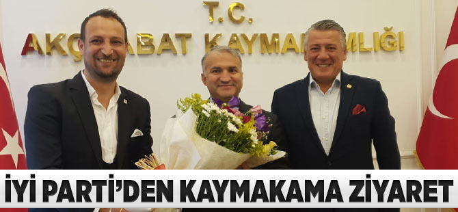 İyi Parti’den Kaymakam Kurtyemez’e ziyaret