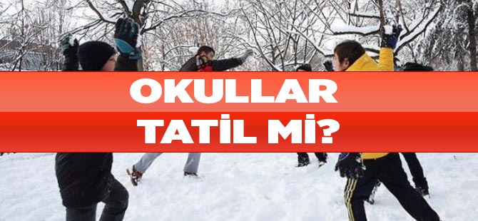 Okullar Tatil Mi?