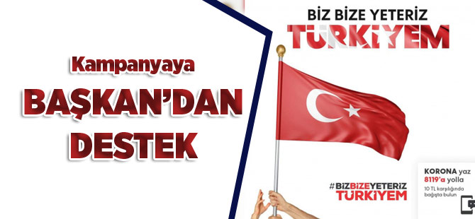 Başkan'dan Kampanyaya Maaş Desteği