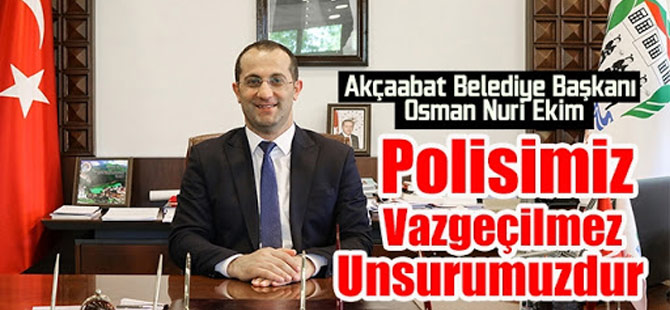 Ekim'den Polis Haftası Mesajı