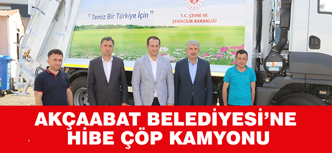 Çevre ve Şehircilik Bakanlığından Hibe Çöp Kamyonu