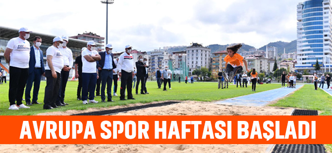 Avrupa Spor Etkinlikleri Haftası Başladı