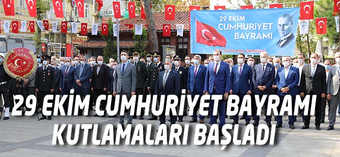 29 Ekim Cumhuriyet Bayramı kutlamaları başladı