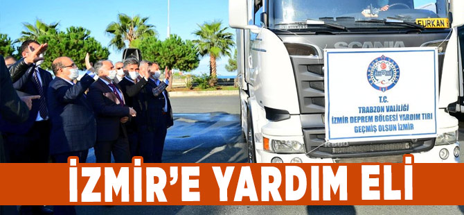 Akçaabat’tan İzmir’e Yardım Eli