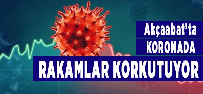 Akçaabat'ta Korkutan Sayılar