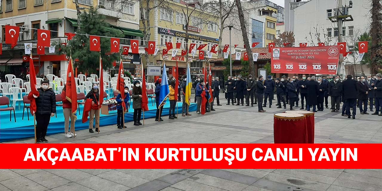 Akçaabat'ın Kurtuluşu Canlı Yayın
