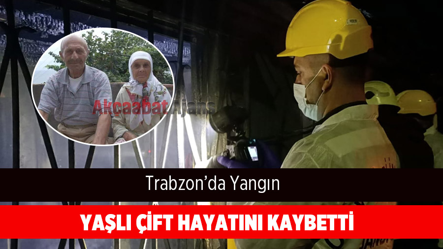 Yangında Yaşlı Çift Hayatını Kaybetti