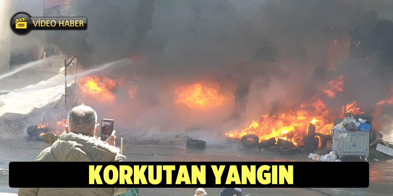 Akçaabat'ta Korkutan Yangın