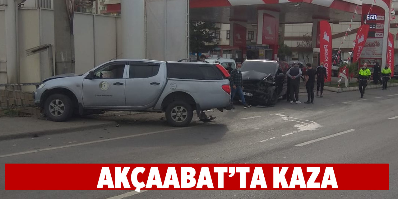 Akçaabat'ta Trafik Kazası