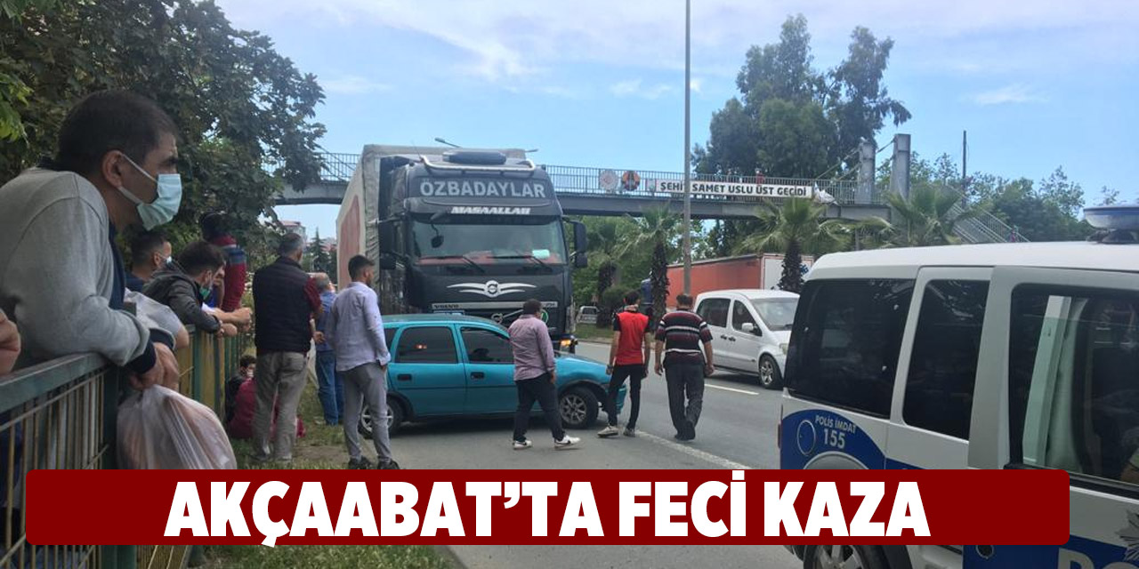 Akçaabat'ta Kaza