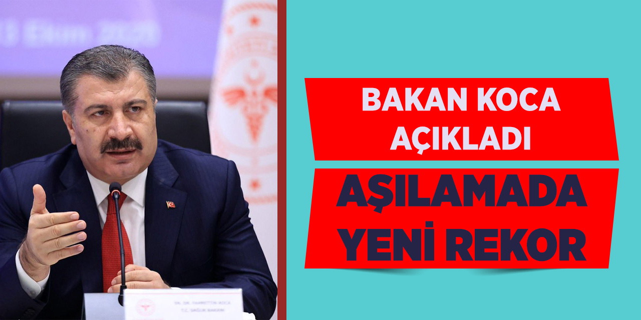 Aşılamada Yeni Rekor