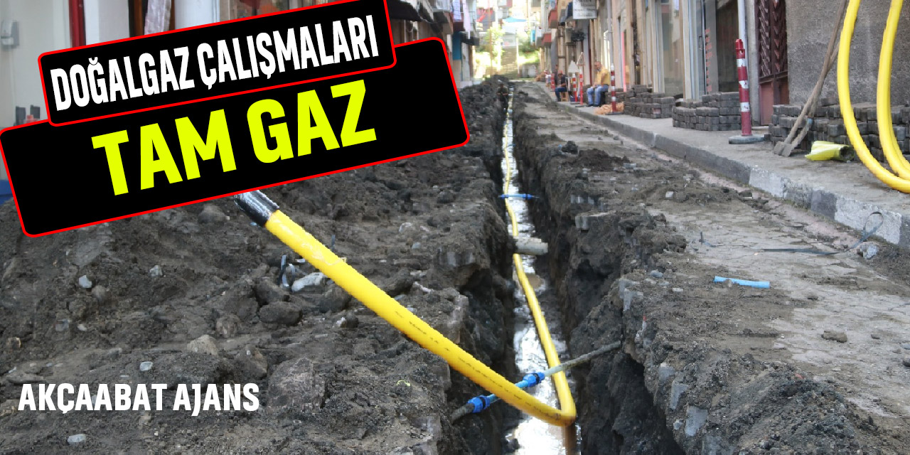 Doğalgaz Çalışması Sürüyor