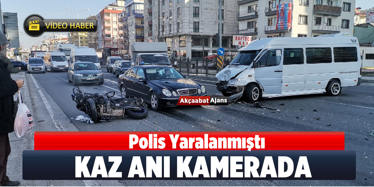 Kaza Anı Kameraya Yansıdı