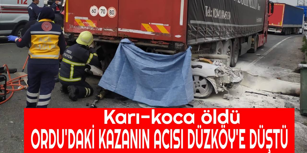 Düzköylü Karı Koca Öldü