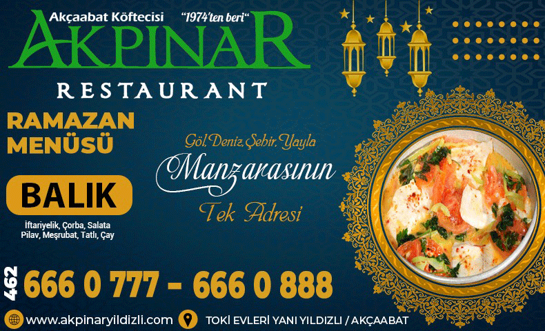 Akpınar'da İftar Vakti