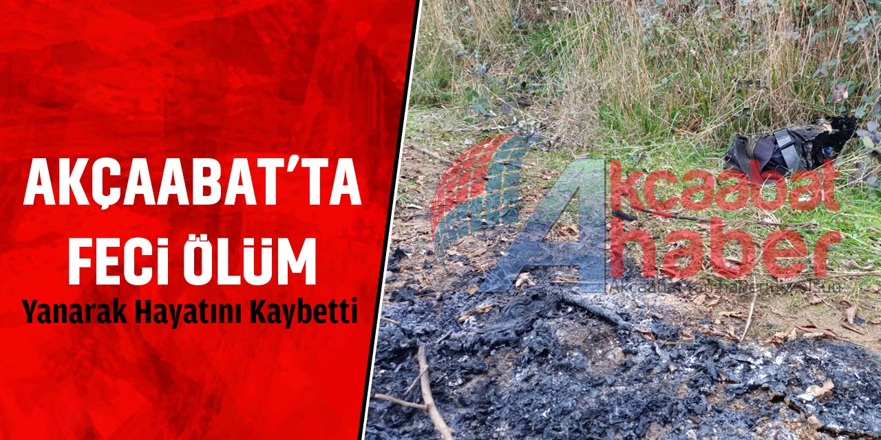 Akçaabat'ta Feci Ölüm