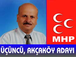 Akçaköy'de Üçüncü, Aday