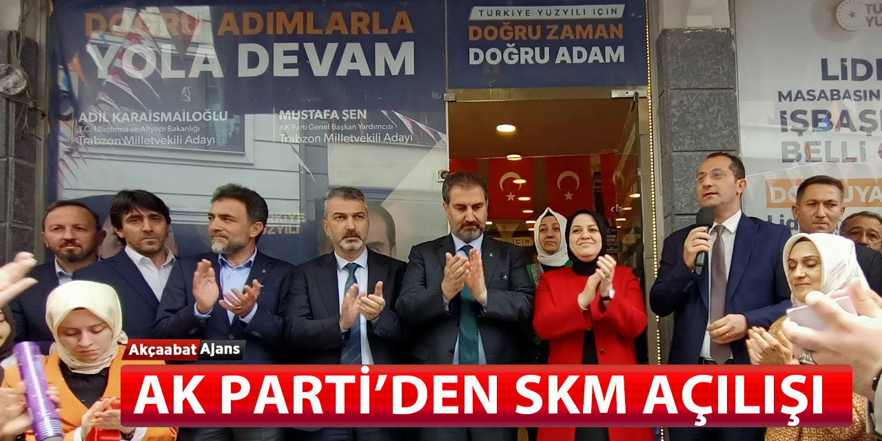 Akçaabat’ta SKM Binası Törenle Açıldı