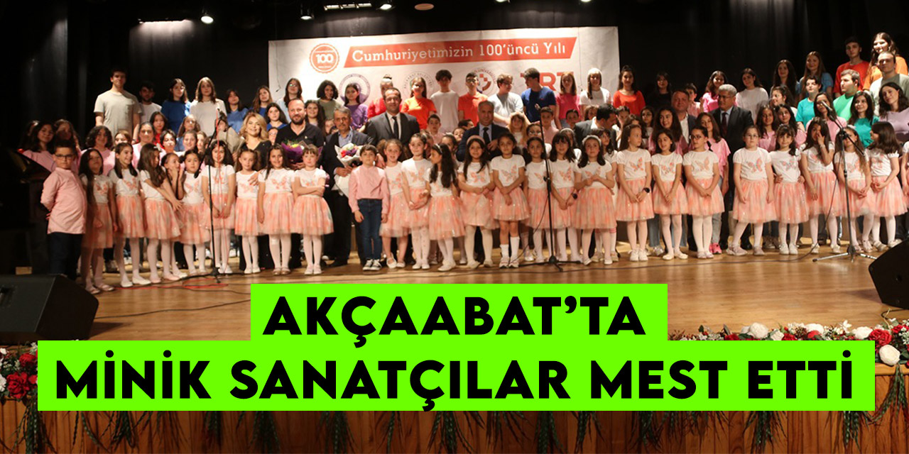 Minik Sanatçılar Mest Etti