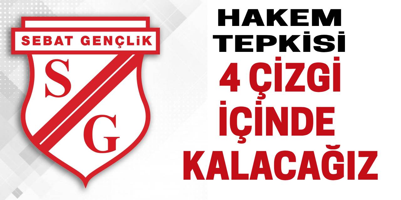 Sebat Gençlik'ten Hakem Tepkisi