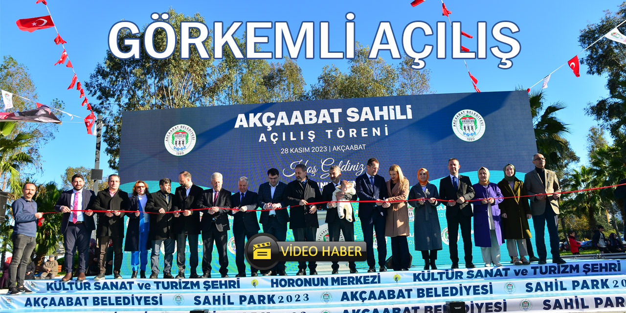 Sahil Park Görkemli Açılış
