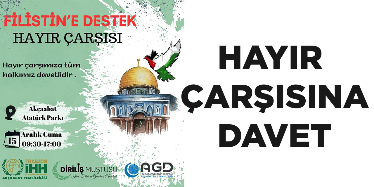 Hayır Çarşısına Davet