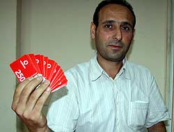 13 Bin 850 Kontör dolandırıldı.