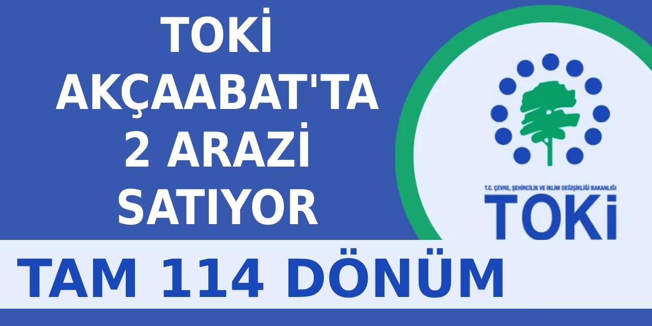 Satılık 114 Dönüm Arazi
