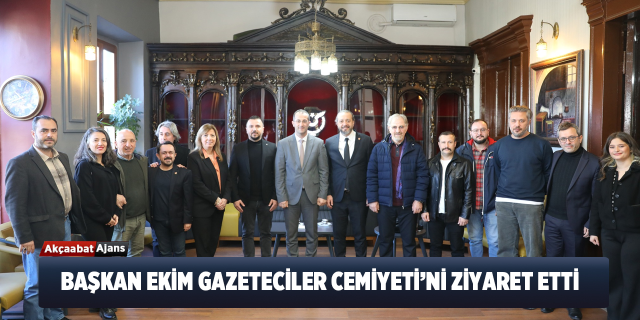 Ekim'den Gazeteciler Cemiyeti'ne Ziyaret