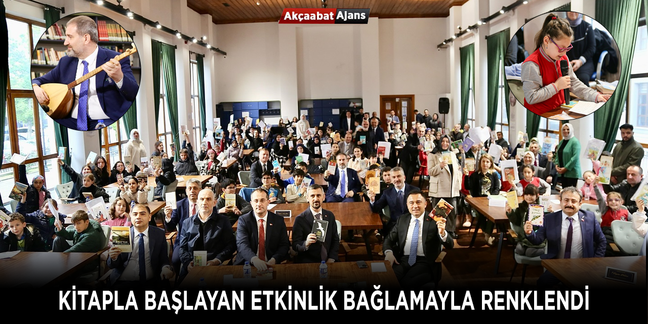 KİTAPLA BAŞLAYAN ETKİNLİK BAĞLAMAYLA RENKLENDİ