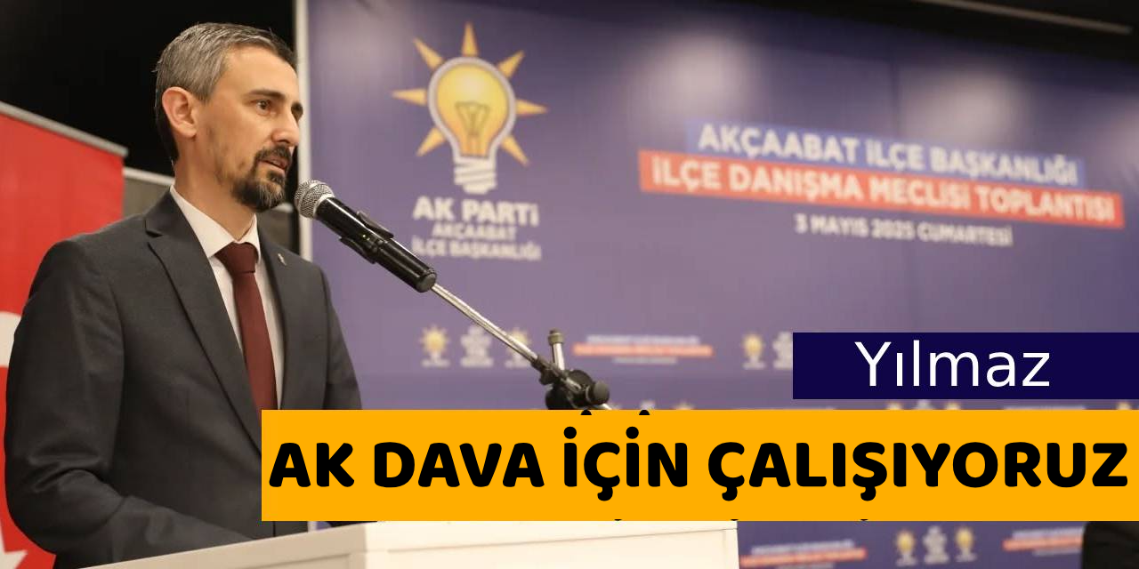 Yılmaz "Çalışmaya Devam"