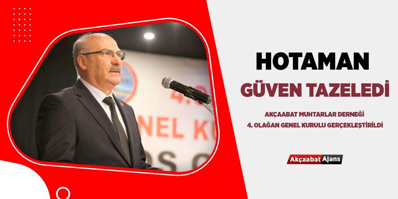 Hotaman Güven Tazeledi
