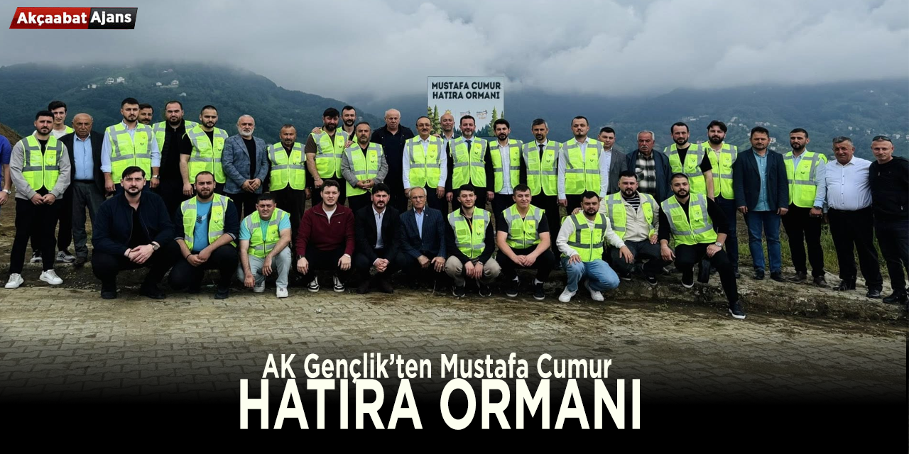 AK Gençlikten Mustafa Cumur Hatıra Ormanı