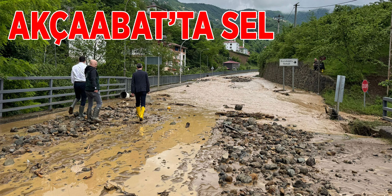 Trabzon’da Sağanak Yağış