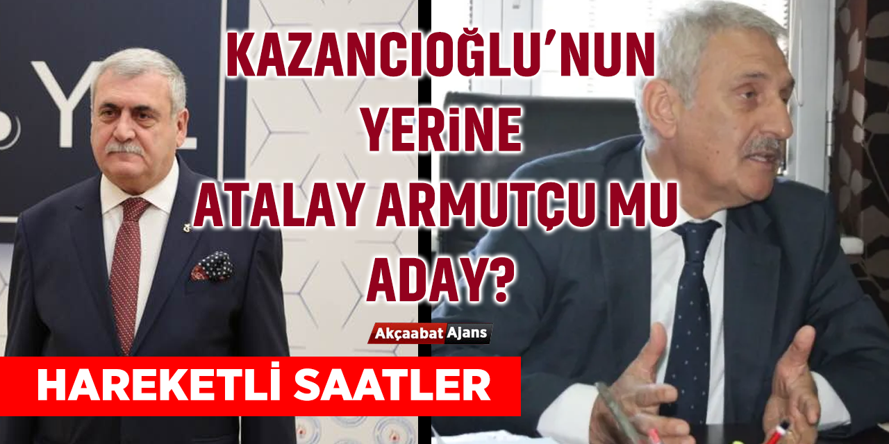 Kazancıoğlu'nun Üyeliği Kabul Edilmedi, Armutçu Adaylığı Reddetti