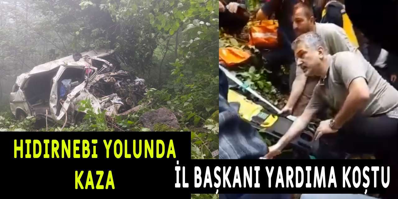 Hıdırnebi Yolunda Kaza; 2 Yaralı