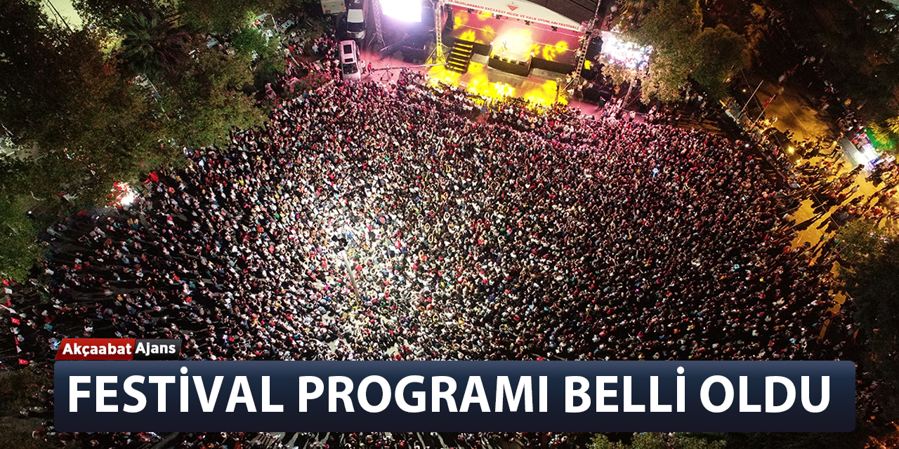 Festival Programı Belli Oldu