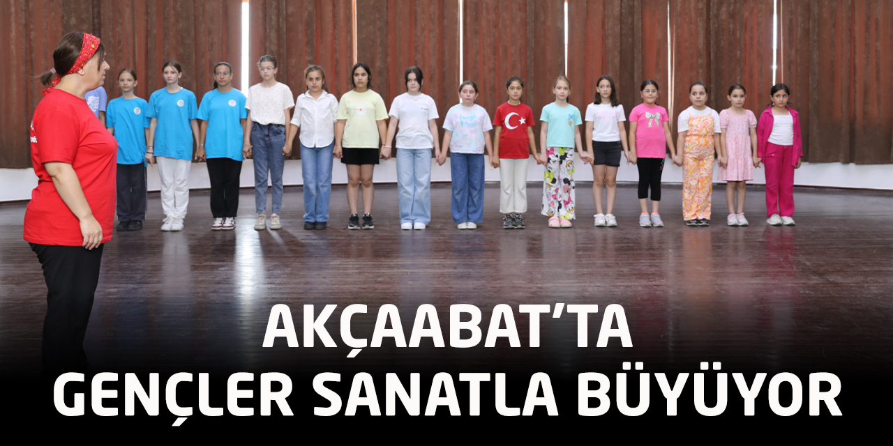 Akçaabat’ta Gençler Sanatla Büyüyor