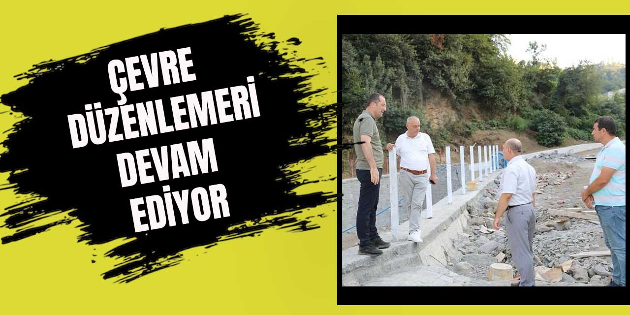 Akçaabat’ta Çevre Düzenleme Çalışmaları Sürüyor