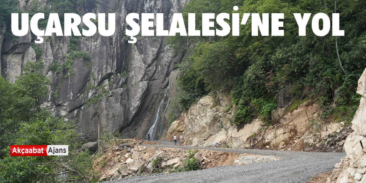 Uçarsu Şelalesine Yol