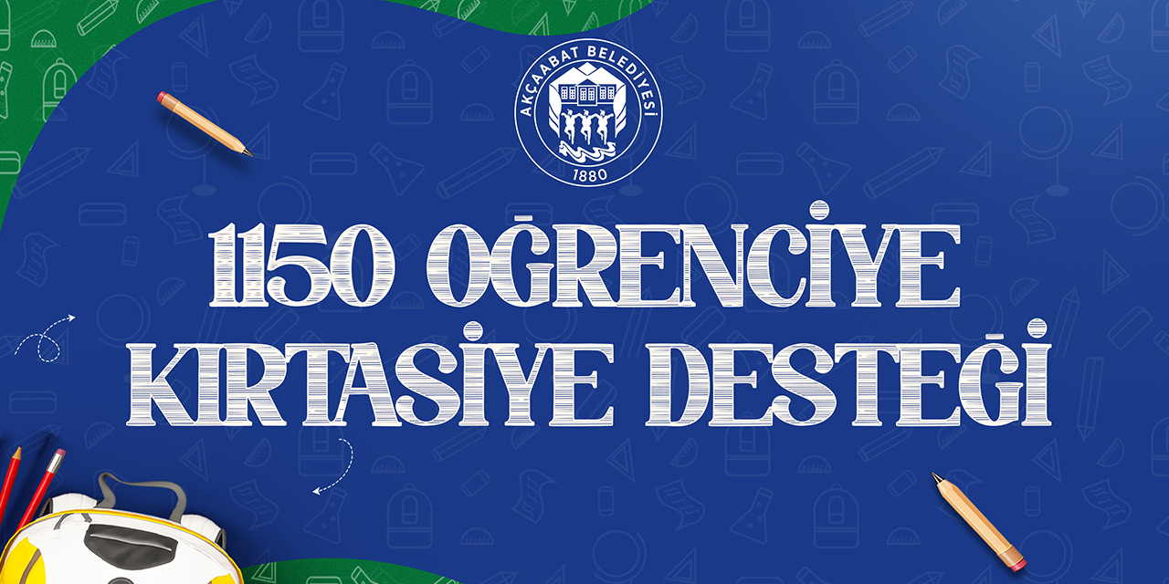 Akçaabat Belediyesi'nden Öğrencilere Kırtasiye Desteği