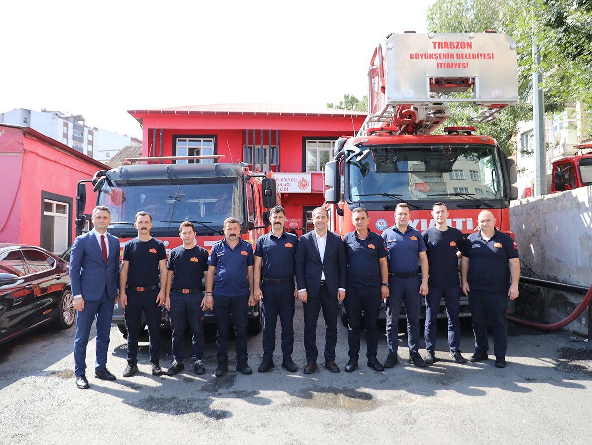 Başkan Ekim’den İtfaiyecilere Ziyaret